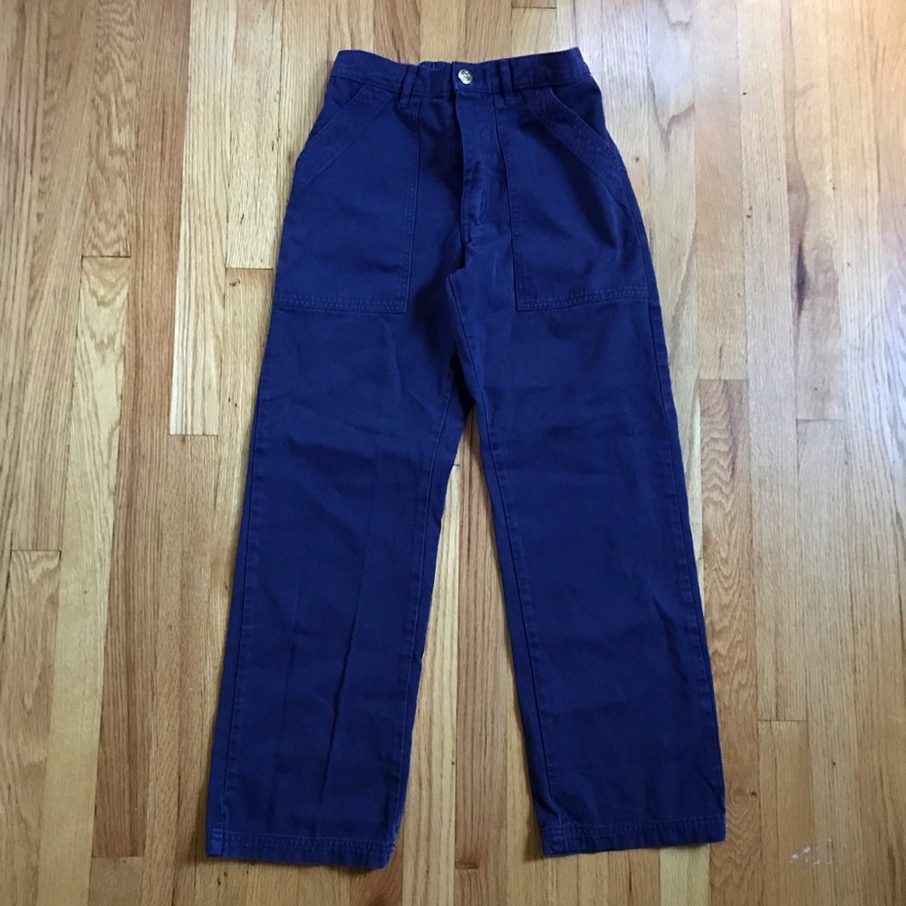 Big Bud Press Navy Work Pants Straight-Leg Women's Pants XXS